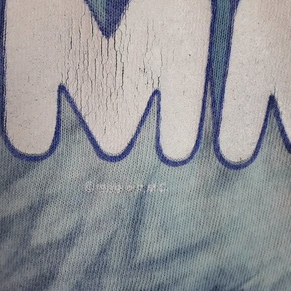 VTG DEADSTOCK 1989 authentic tie dye The Who Tommy 25th anniversary band TEE XL - Picture 8 of 12